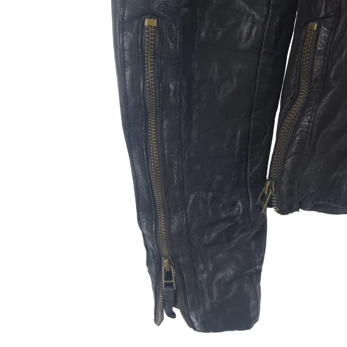 [여S]올세인츠 블랙 가죽 자켓[Y64-006] 상품이미지7