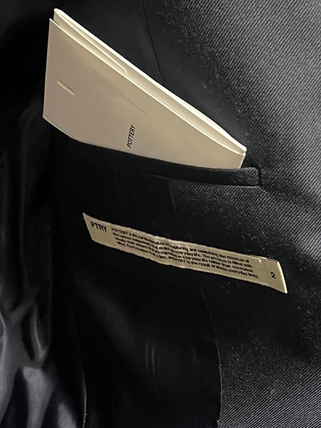 [2]포터리 울 스포츠 자켓 다크네이비 상품이미지3