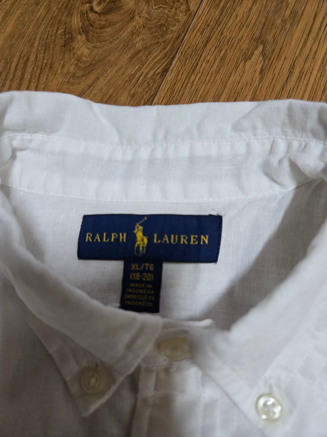 폴로 랄프로렌 여성 신형 린넨 화이트 셔츠 상품이미지7