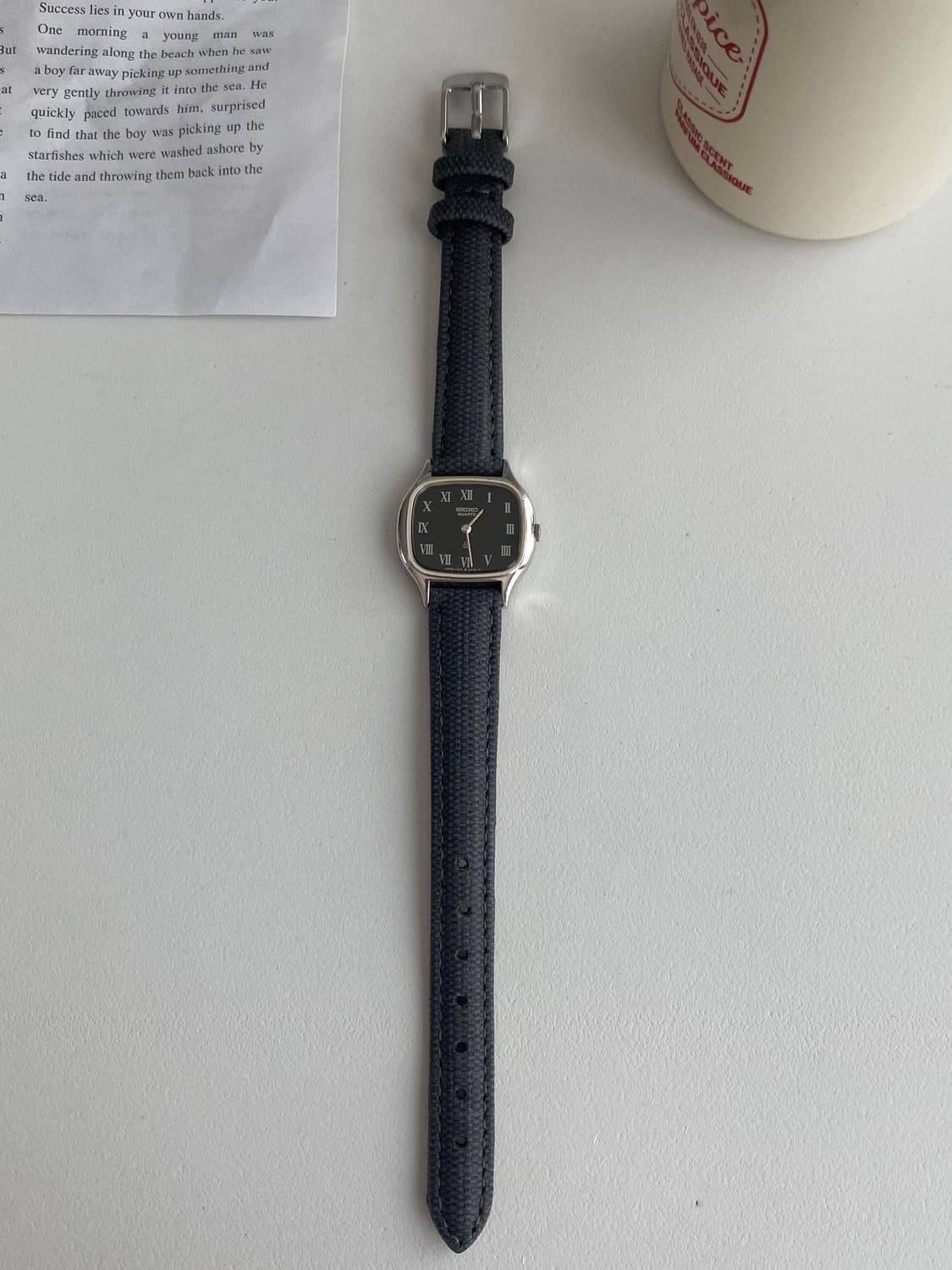 Seiko 세이코 쿼츠 블랙 로만 다이얼 클래식 쿼츠 상품이미지4