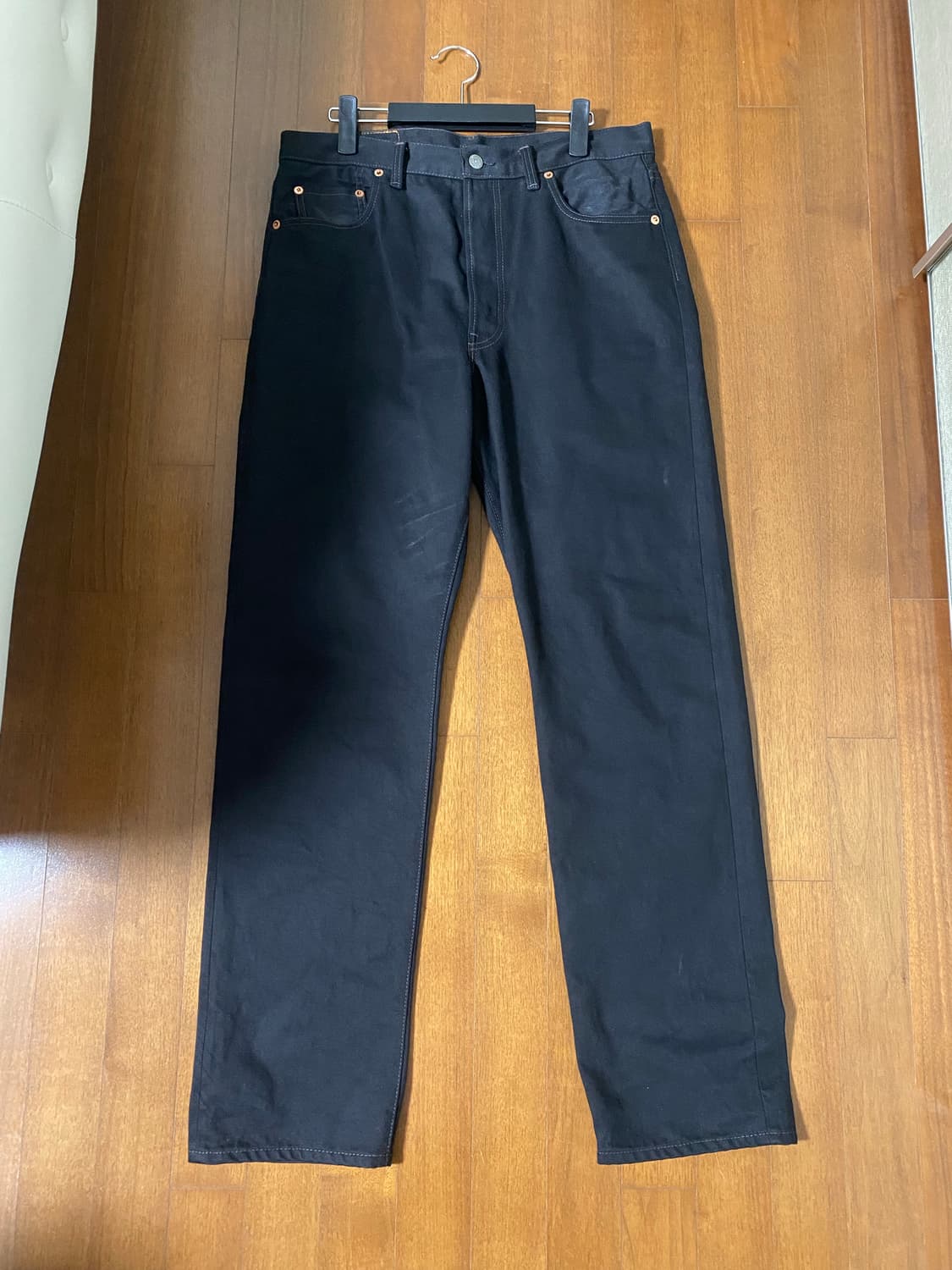 [34] 리얼맥코이 905 블랙 데님 상품이미지1