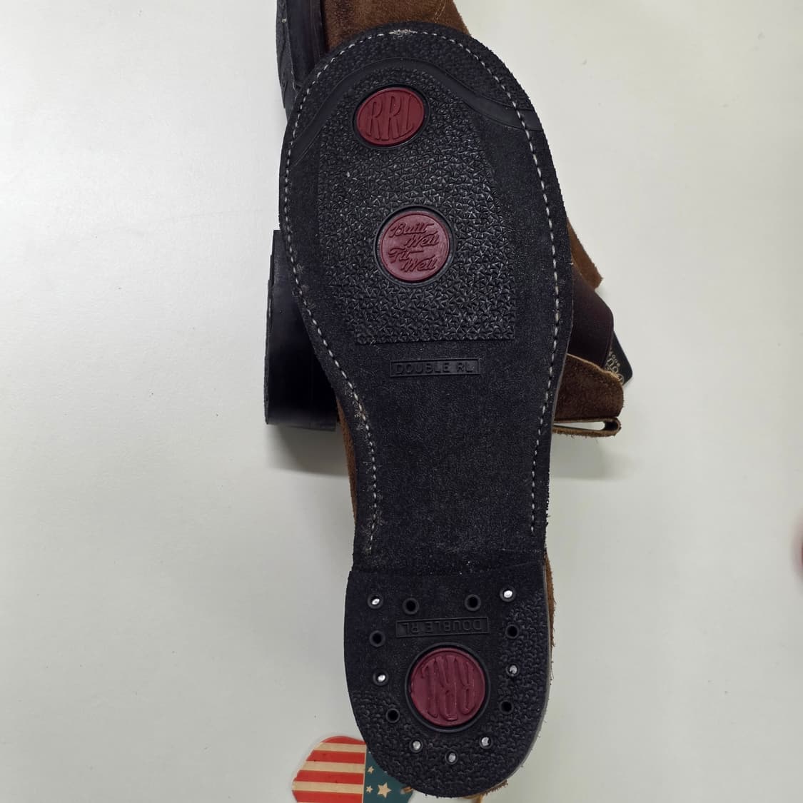 RRL 콩그레스 러프아웃 스웨이드 첼시 부츠 10d 상품이미지7