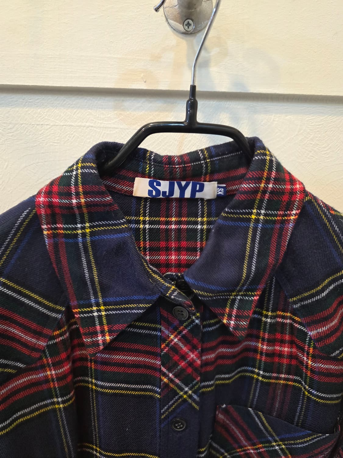 SJYP 체크 셔츠스타일  원피스 XS사이즈 상품이미지1