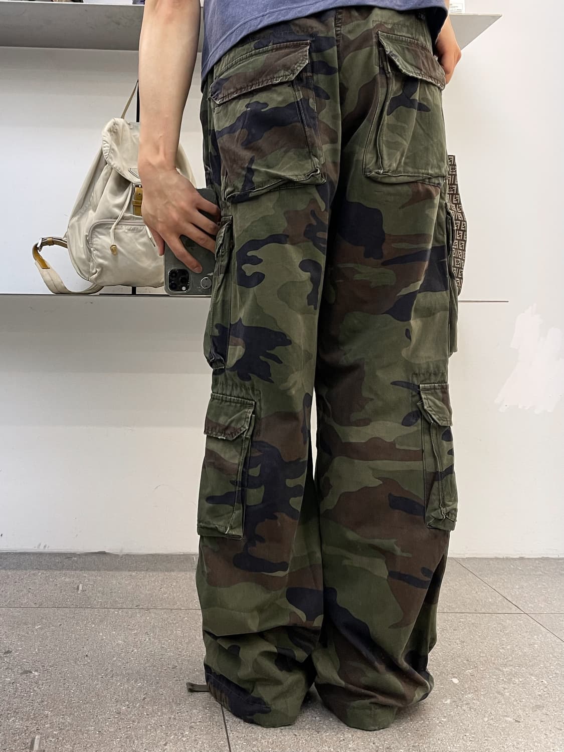알파 인더스트리 밀리터리 카모 카고 팬츠 상품이미지3