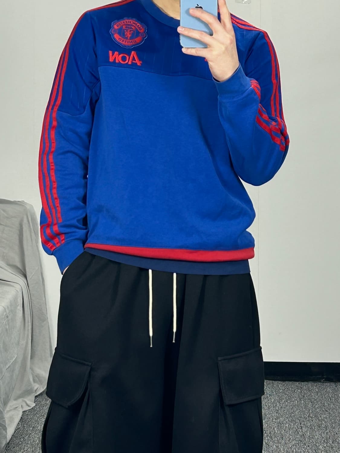 아디다스 15-16 맨체스터 유나이티드 져지 맨투맨 L 상품이미지2