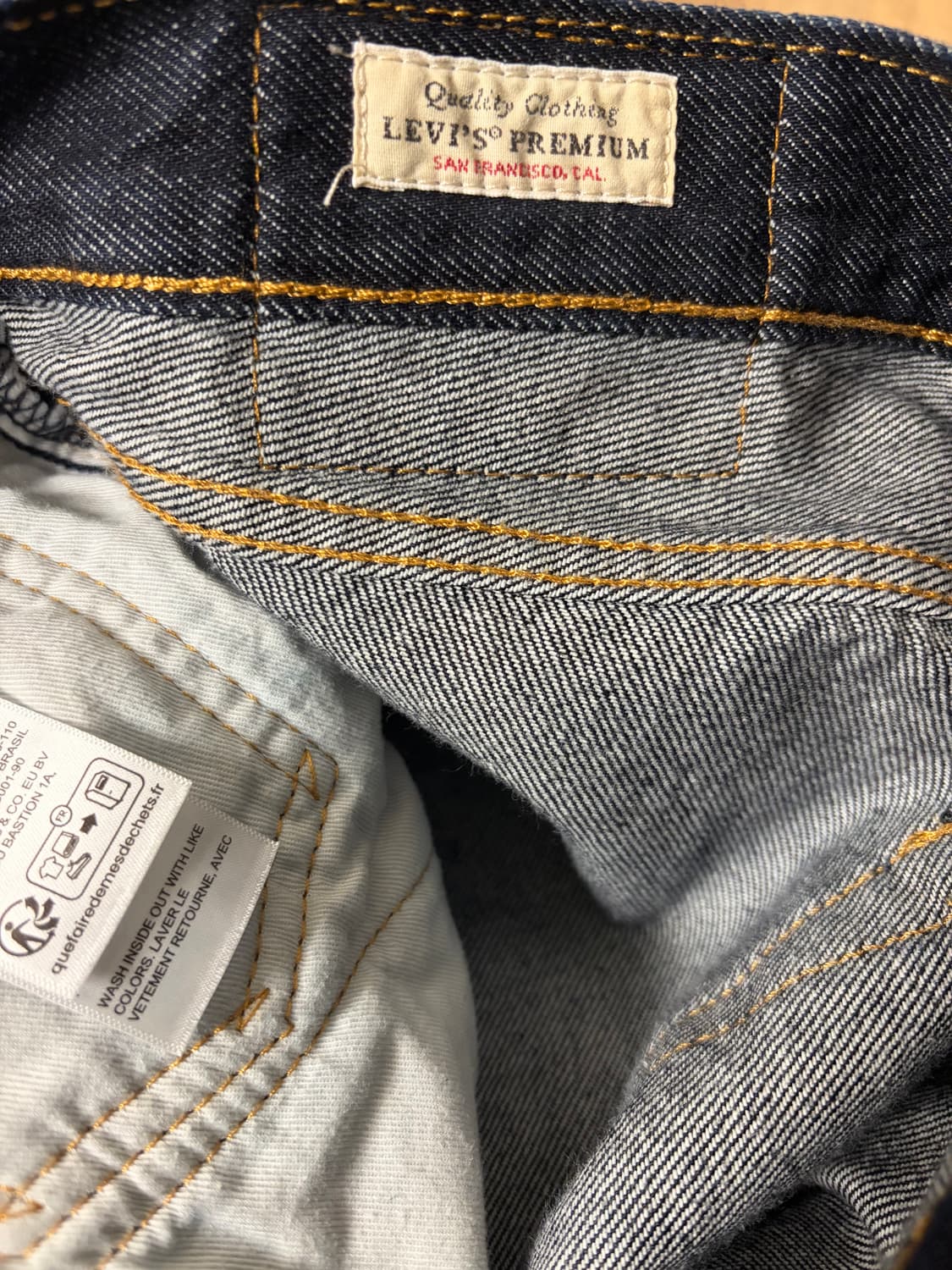 리바이스 578 배기진 다크워시 상품이미지6