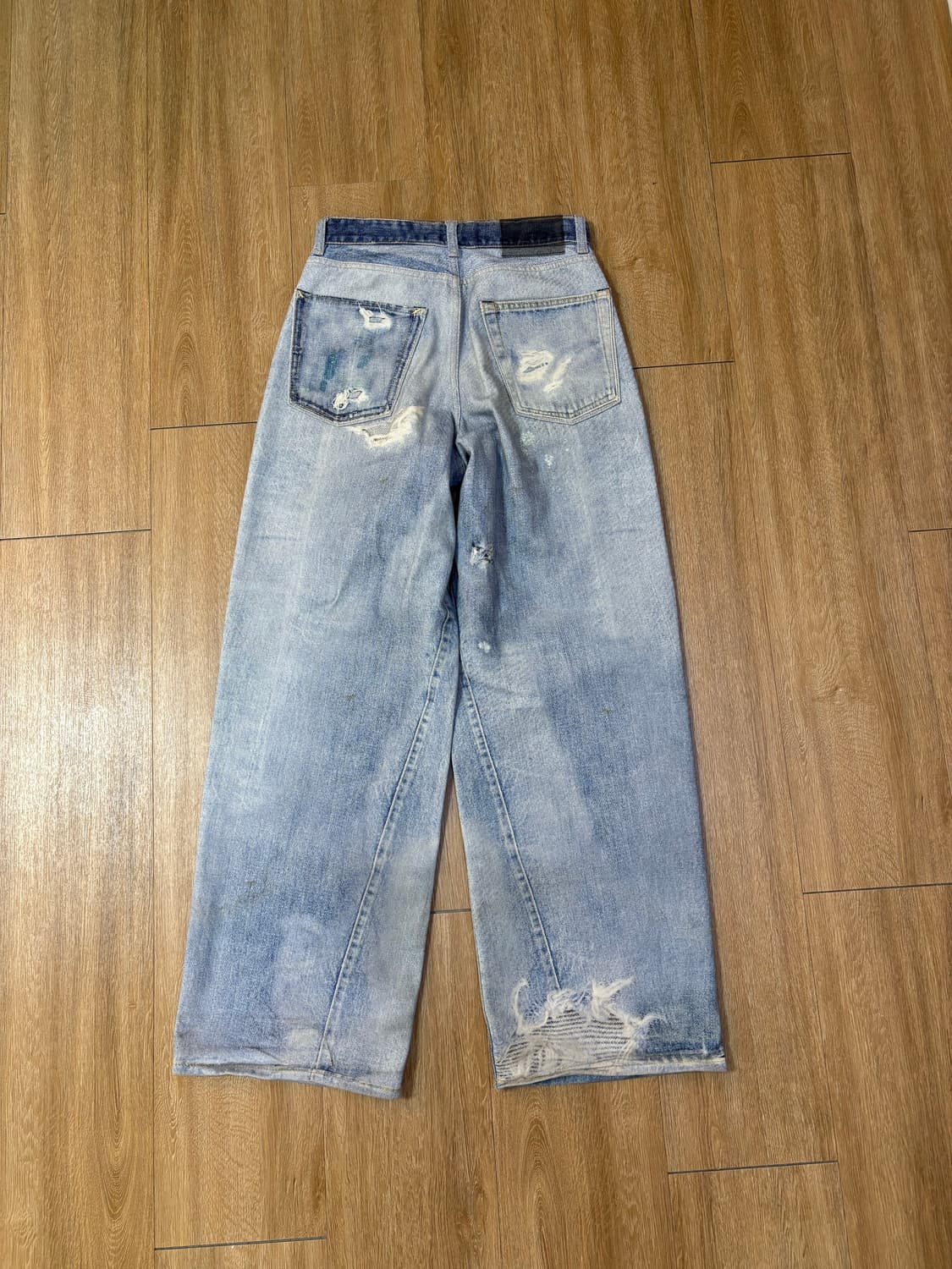 아워레가시 블루 풀 컷 데님 32 상품이미지4