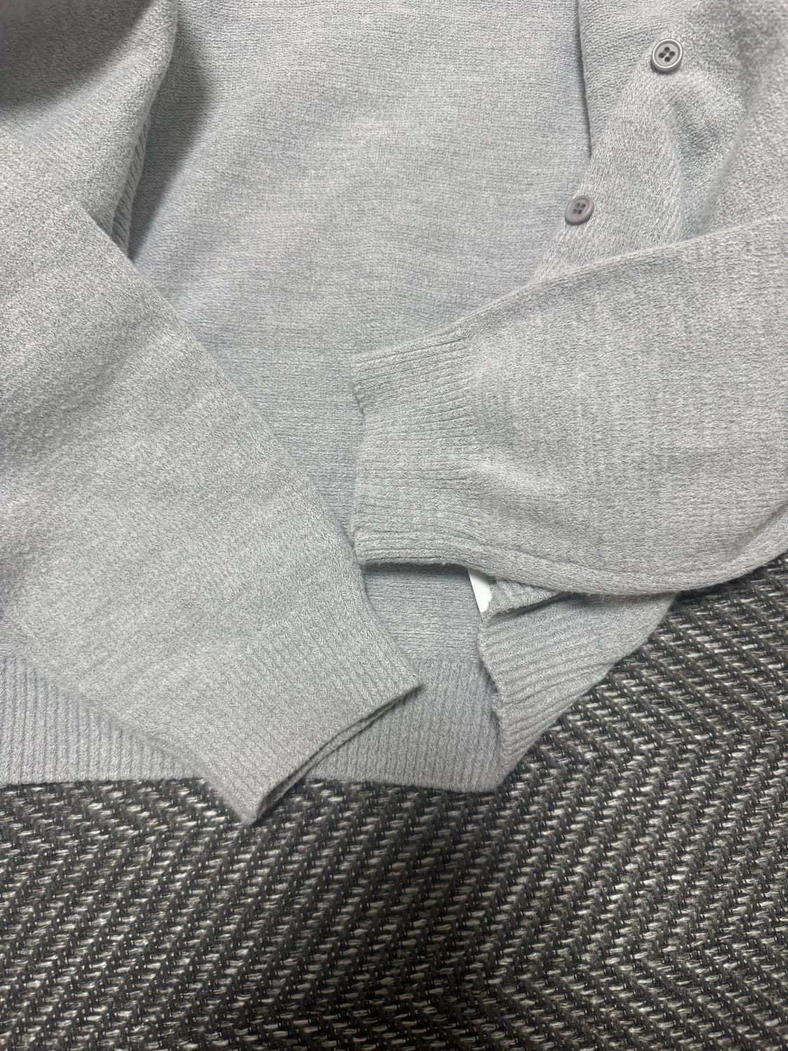 더콜디스트모먼트 미니로고 가디건 M 상품이미지4