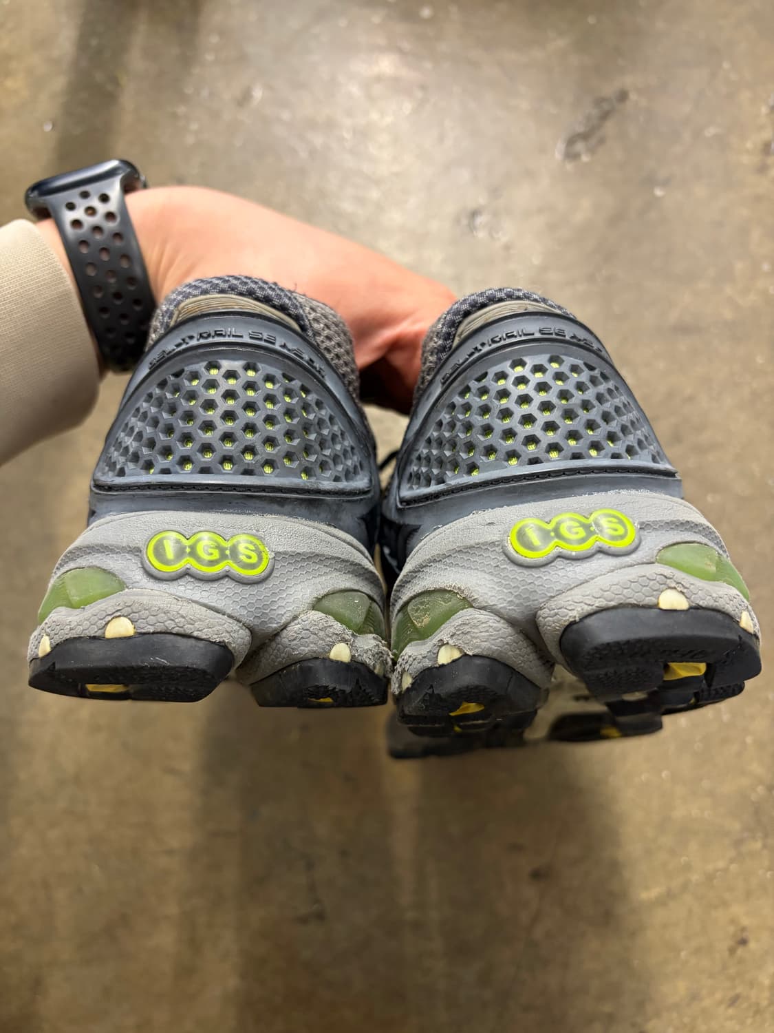 아식스 젤 트레일 센서 4 그레이 285 상품이미지7