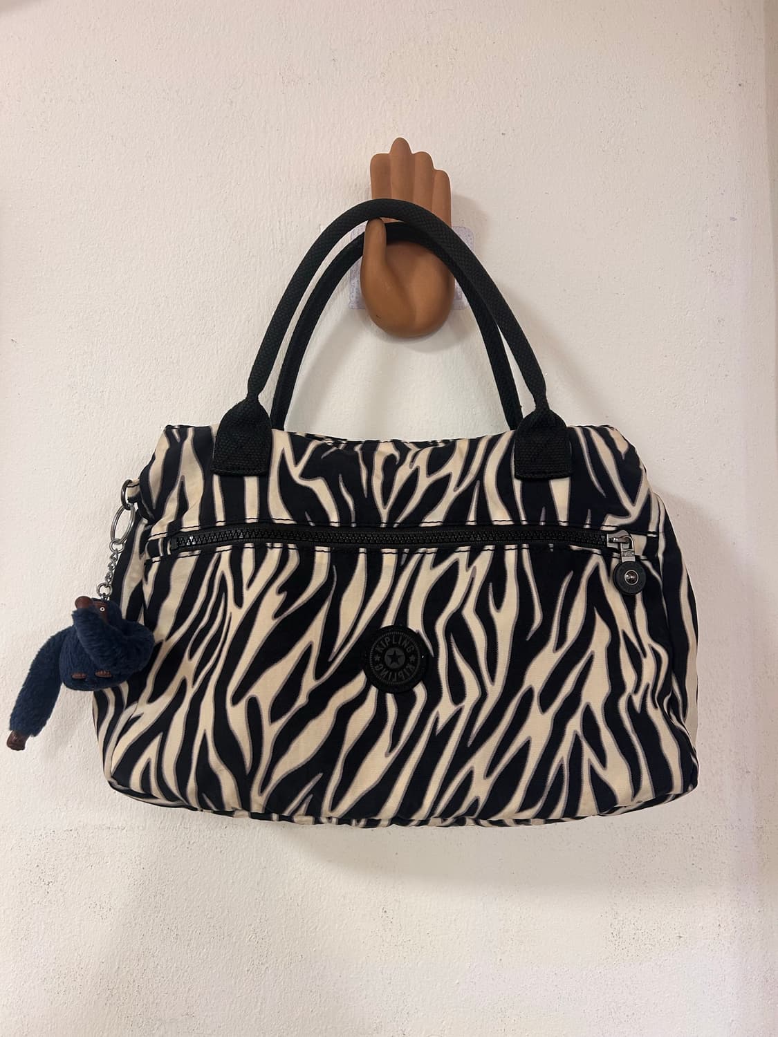 키플링 얼룩말 패턴 토트백 상품이미지1