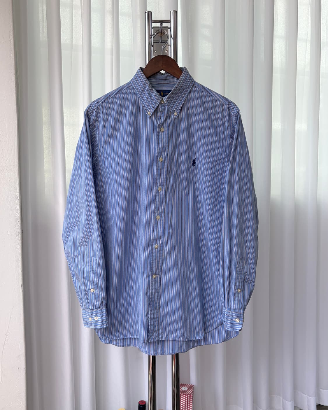[L]폴로 랄프로렌 스트라이프 포플린 셔츠 상품이미지1