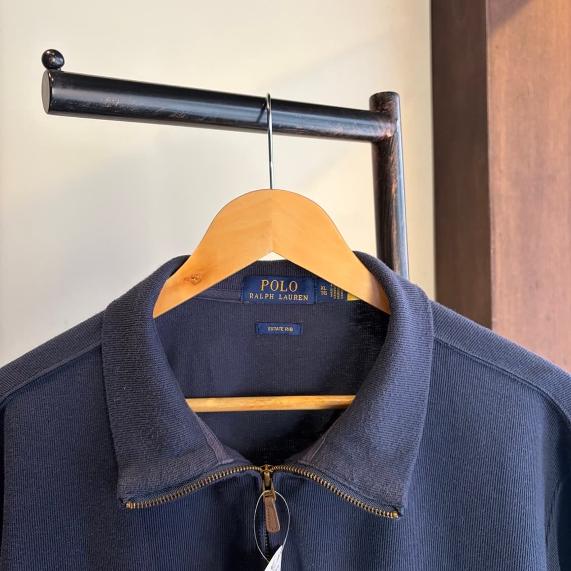 15522 - 폴로 랄프로렌 네이비 반집업 니트 상품이미지2