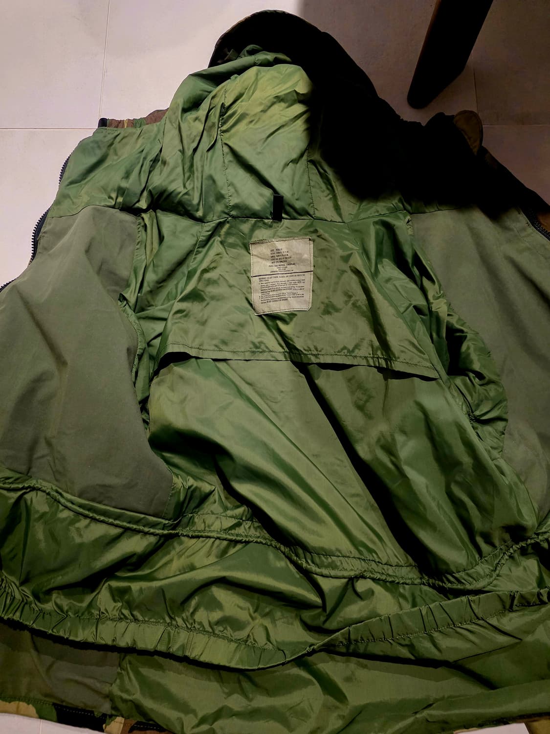 미군 우드랜드 ECWCS 고어텍스 자켓 L/R 상품이미지2