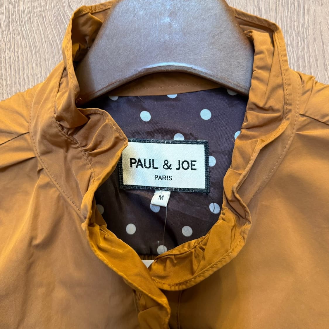 빈티지 자켓 셔링 웨스트 스트랩 더블 포켓 버튼 디테일 브라운 상품이미지5