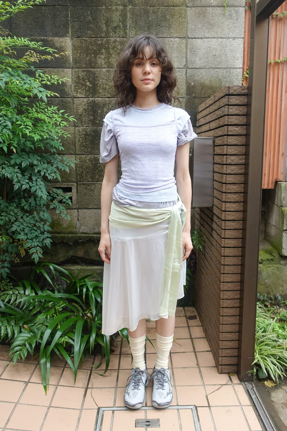 누아누 비요 스커트 실버 상품이미지4