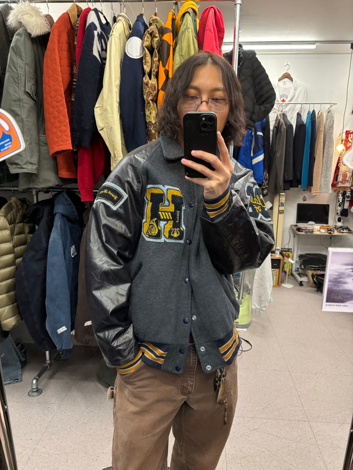 90s 미국 바시티 자켓 ‘UIL’ 상품이미지9