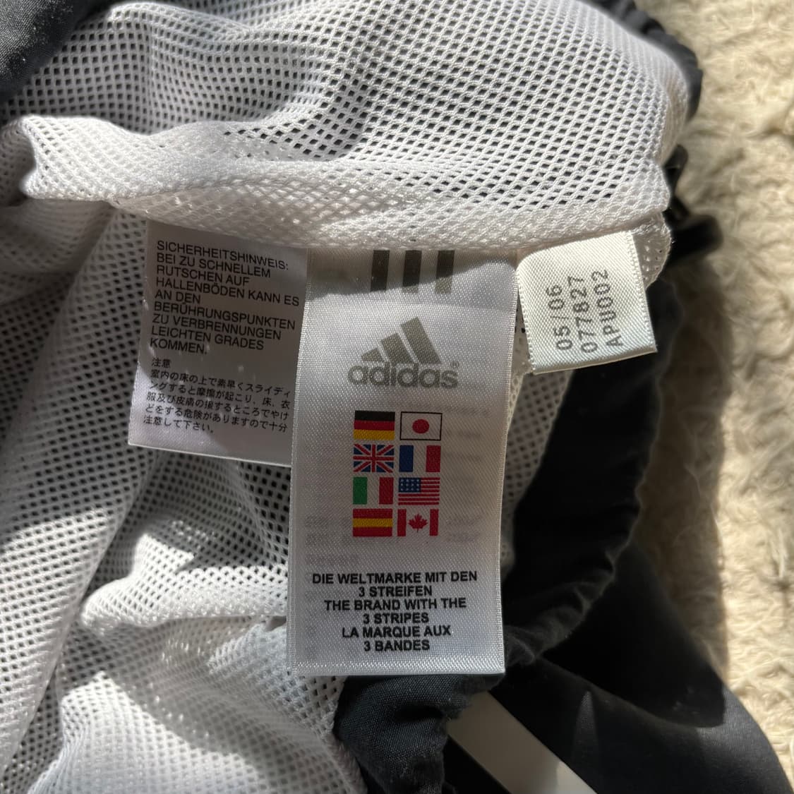 아디다스 06-07 레알 마드리드 트레이닝 바람막이 상품이미지9