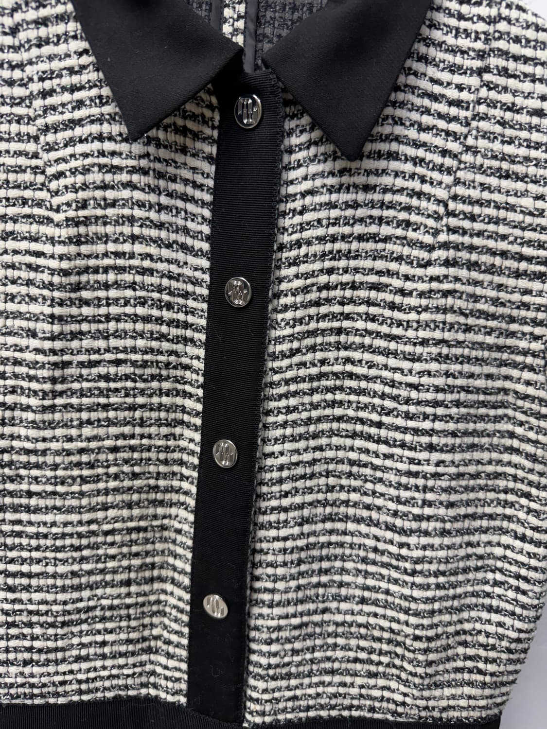 정품) maje 마쥬 트위드 반팔 원피스 36 상품이미지3