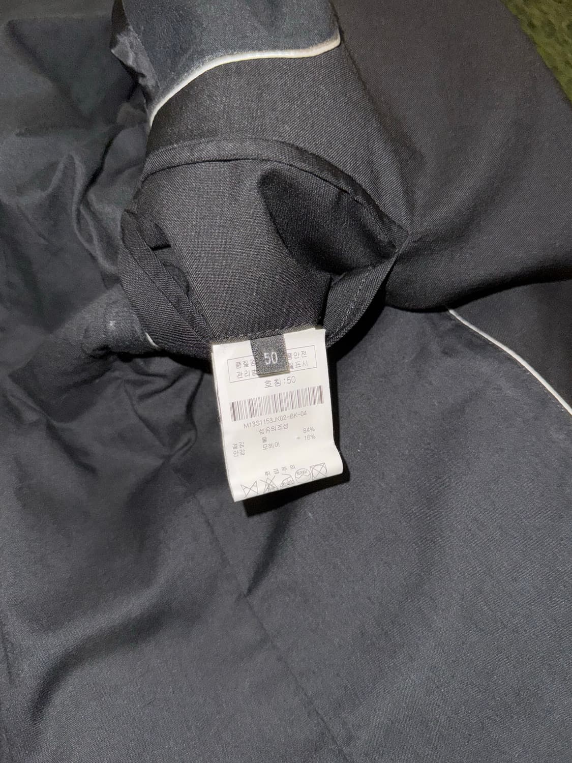 [50] 크리스 반 아쉐 13AW 더블 슬리브 블레이저 자켓 블랙 상품이미지7