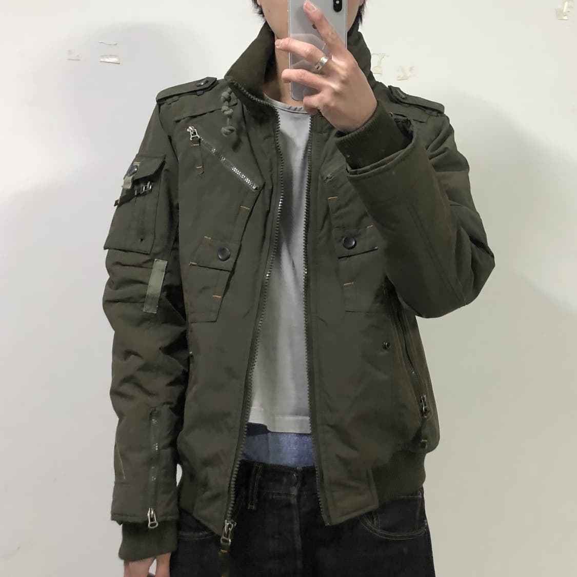 팀원 밀리터리 자켓  상품이미지3