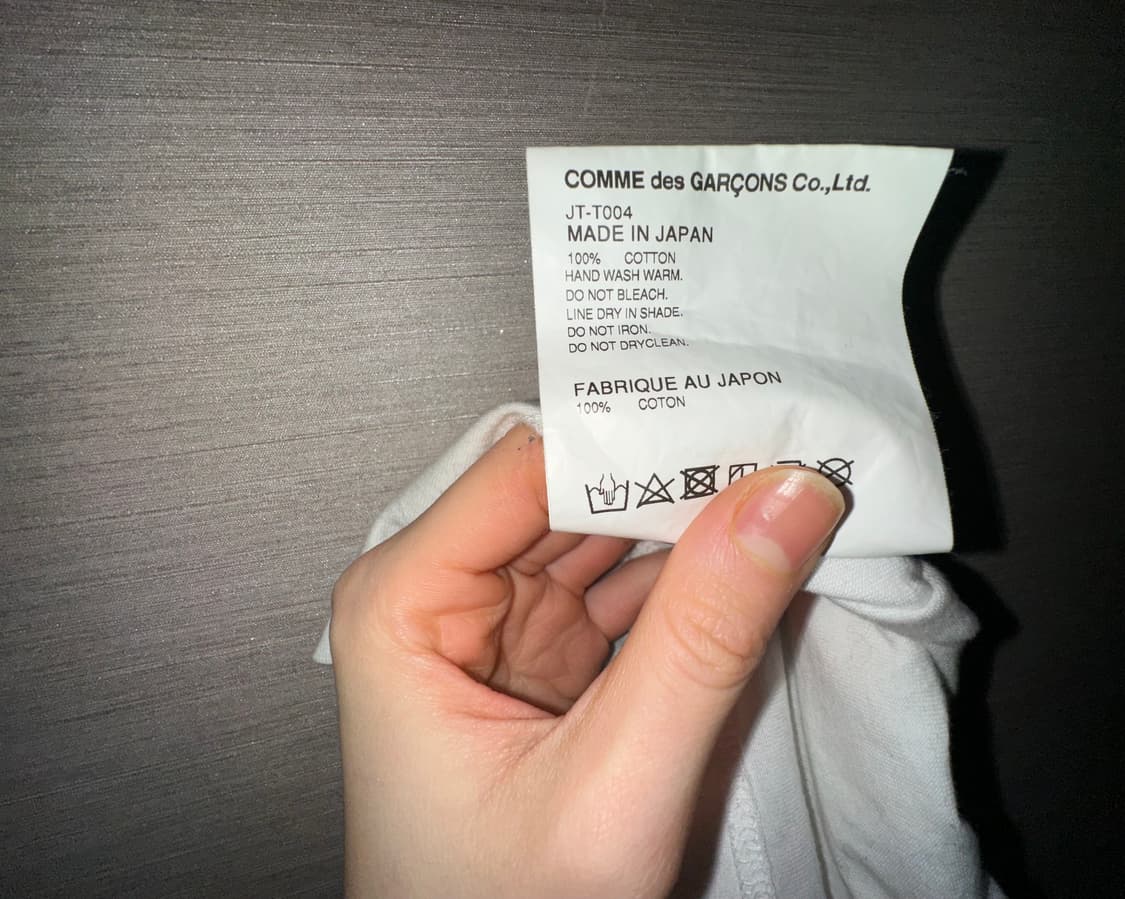 Junya Watanabe 꼼데가르송 유니언잭 체어 래글런 티셔츠 상품이미지5