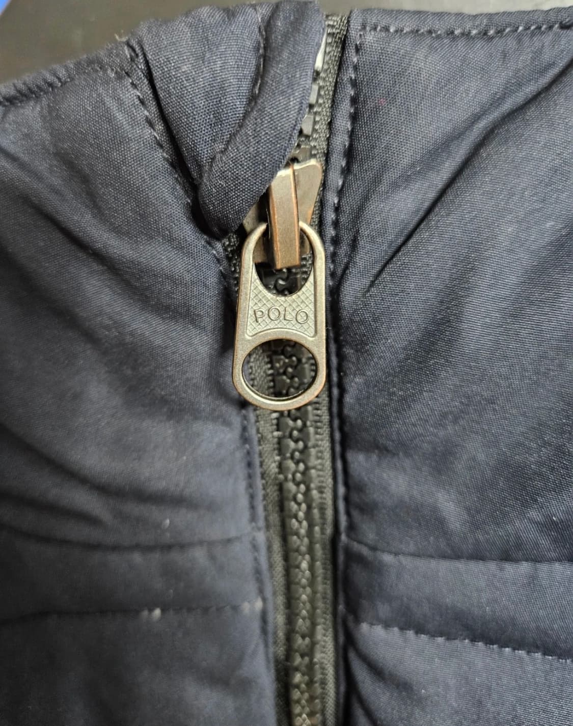 폴로 랄프로렌 네이비 빅포니 패딩 보이즈 XL 상품이미지5