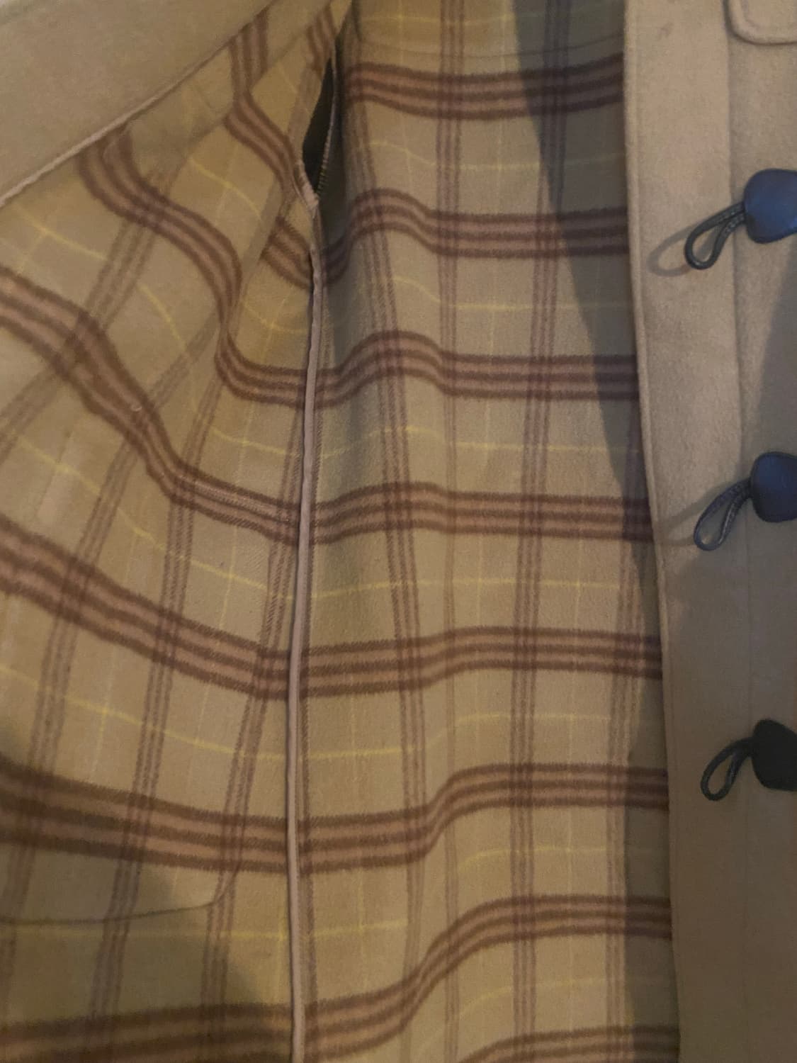 🎀빈티지 모리걸 핑크브라운체크 안감 베이지 떡볶이코트🎀 상품이미지5