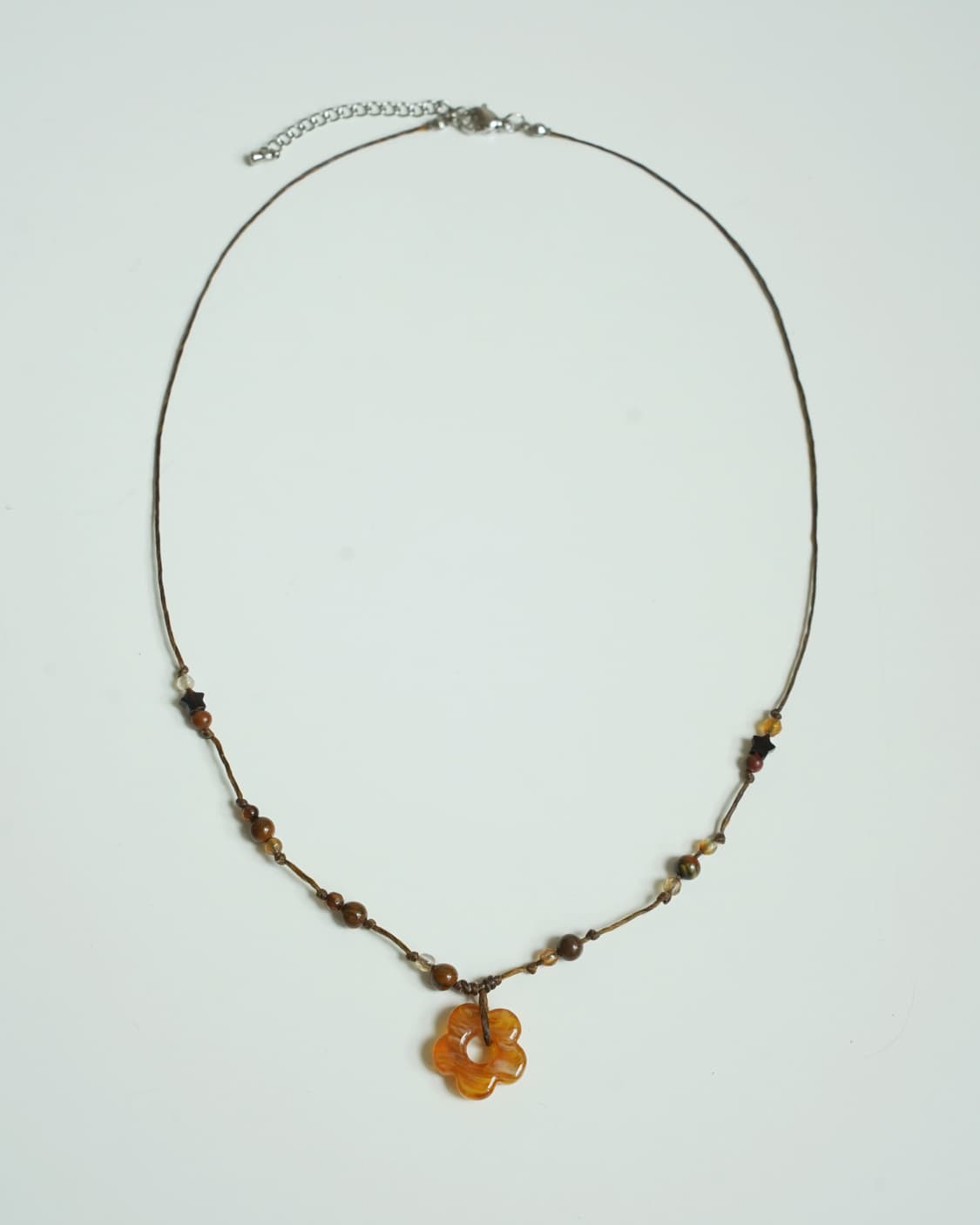 pumkin san-flower necklace 펌킨 산플라워 목걸이 상품이미지4
