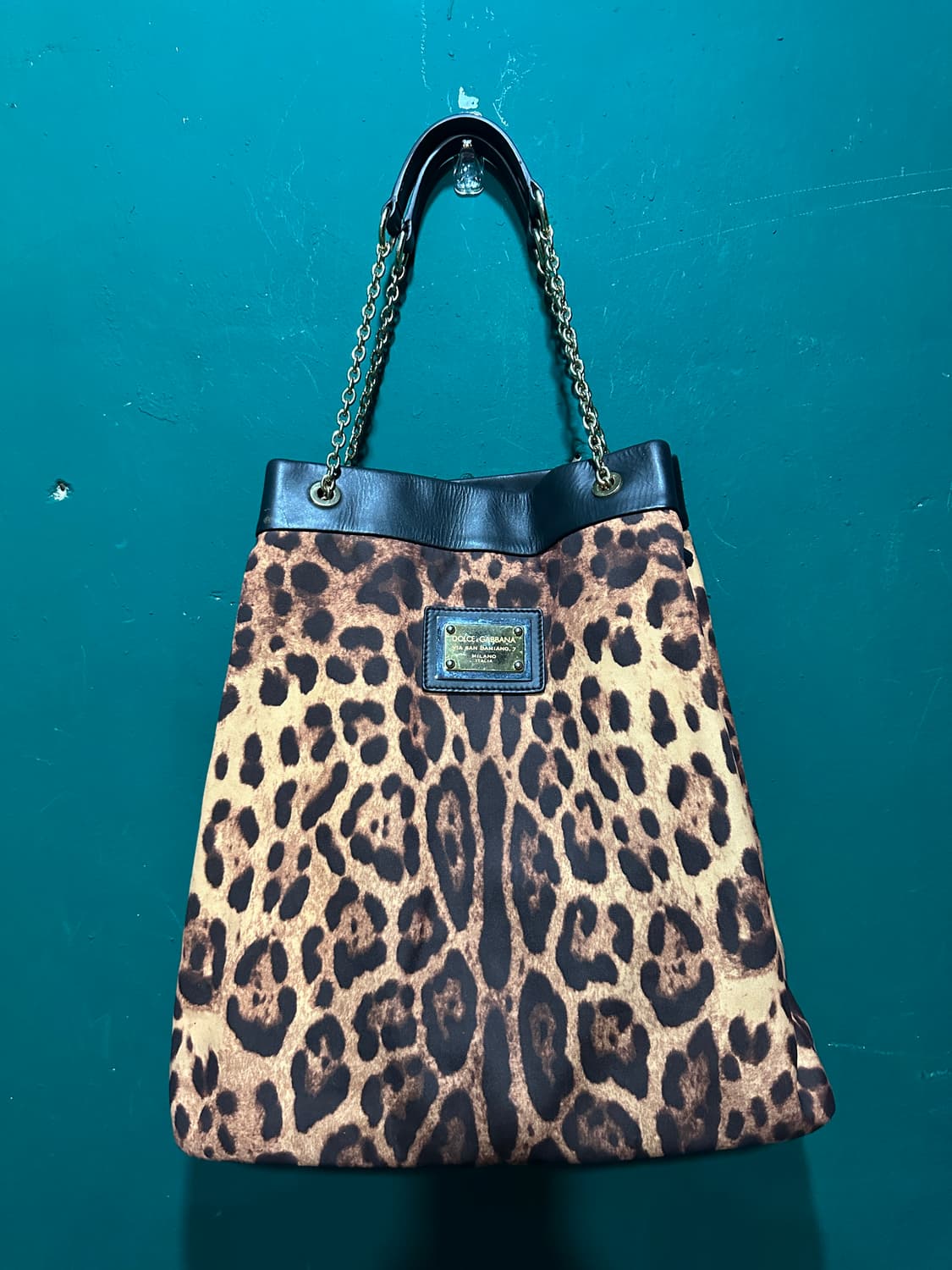 돌체앤가바나 레오파드 체인 숄더백 상품이미지1