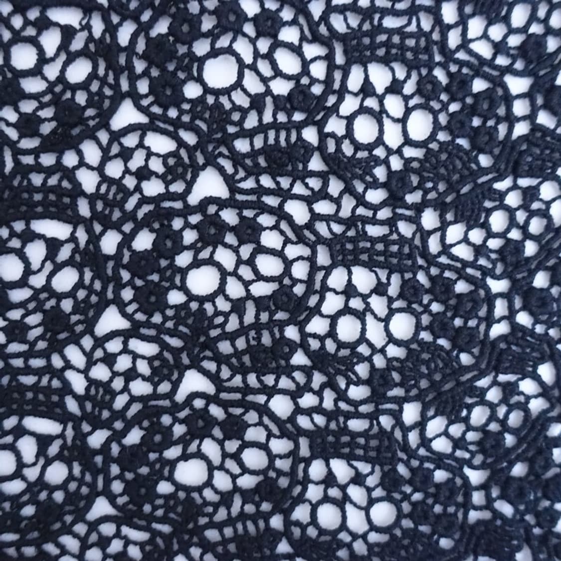 캐피탈 레이스 스톨 머플러 블랙 상품이미지4