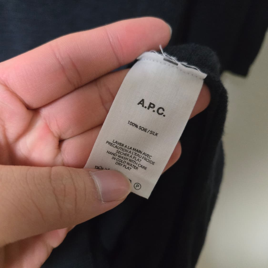 아페쎄 실크 니트 원피스 상품이미지5