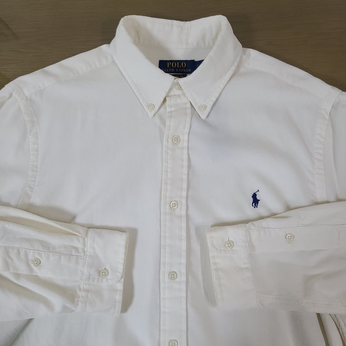 (105 새상품) 폴로 클래식 핏 코튼 코듀로이 셔츠 상품이미지4