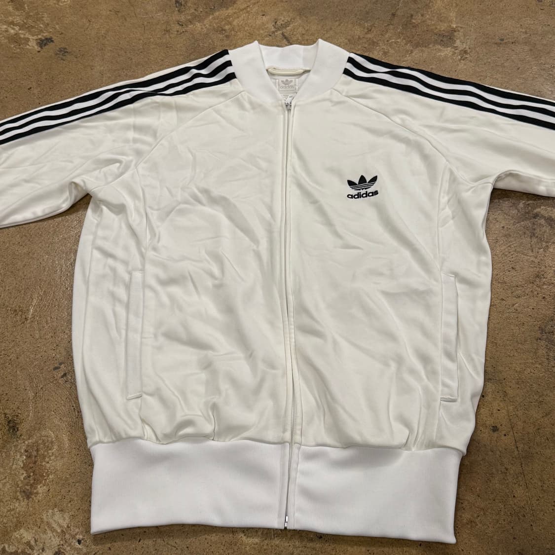 아디다스 화이트 블랙 흰검 파이어버드 져지 상품이미지3