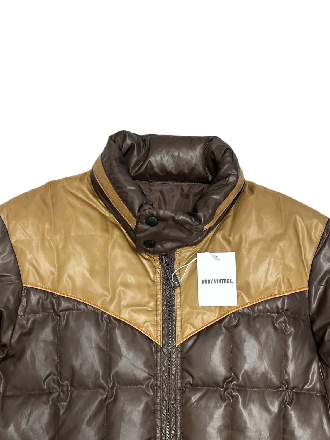 Takeo Kikuchi Down Jacket(Brown × Camel) 상품이미지5