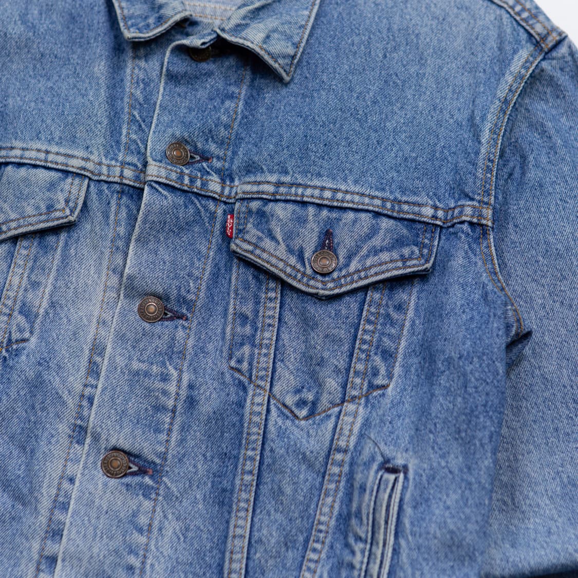 90s 리바이스 USA 생산 데님 트러커 자켓 상품이미지2