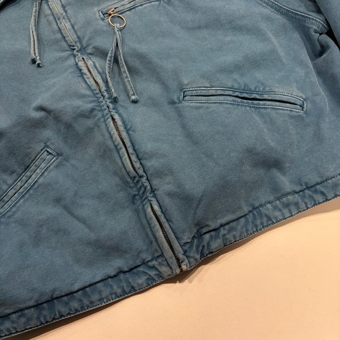 [XL] 자라 디트로이트 워싱 자켓 블루 새상품 B460 상품이미지6