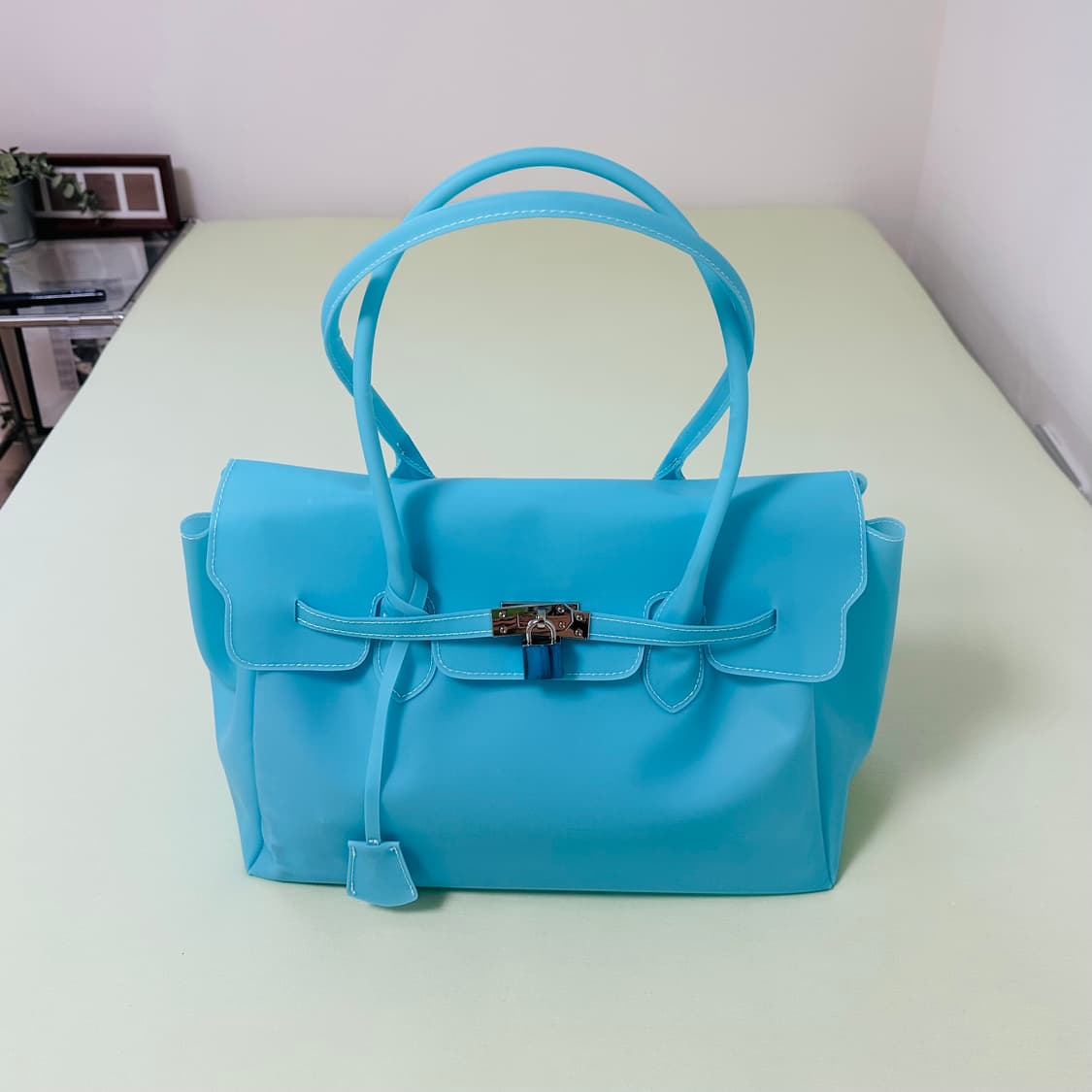 바로배송🩵키키 블루 젤리버킨백🩵 상품이미지2