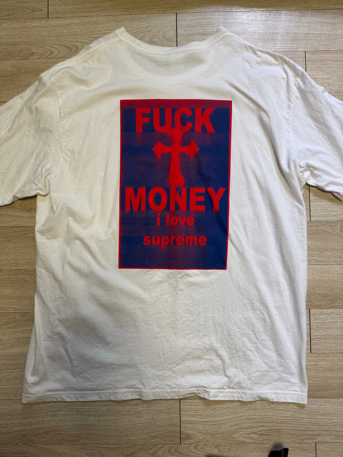 슈프림 fuck money 티셔츠 2XL 상품이미지1