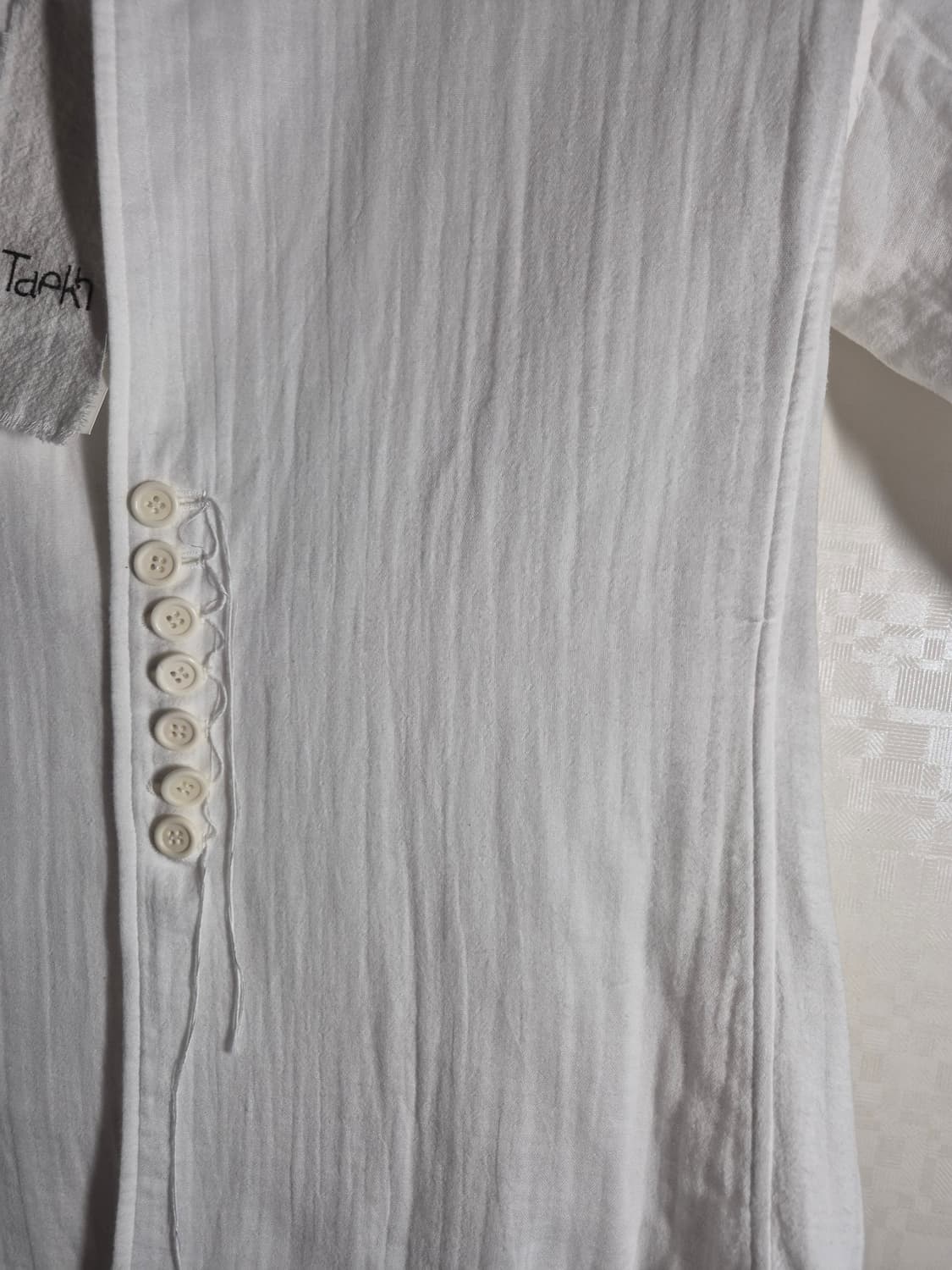 Double Gauze Shirt Jacket _ White 상품이미지6
