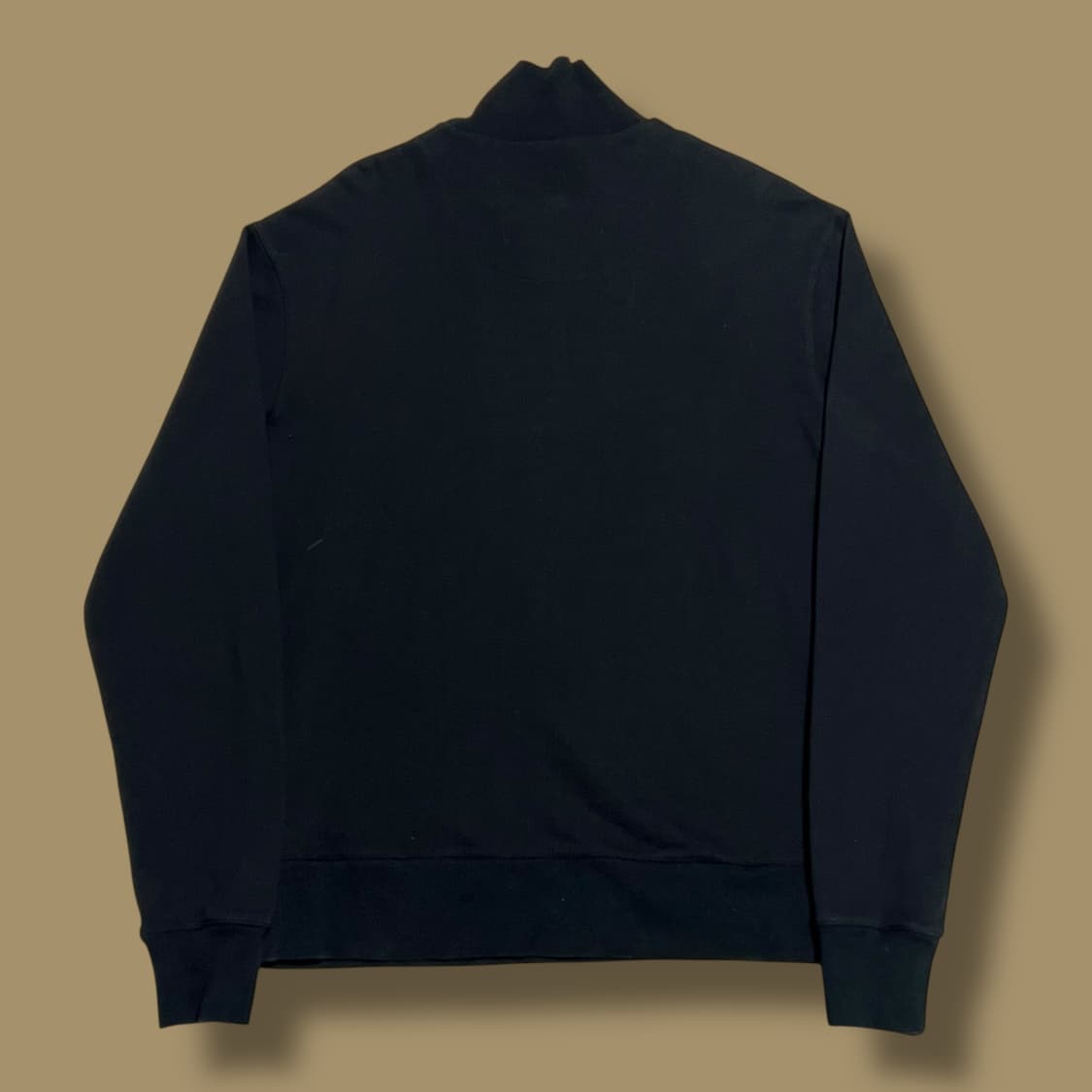 Maison Kitsune 폭스헤드 블랙 하프집업 긴팔티셔츠 상품이미지2