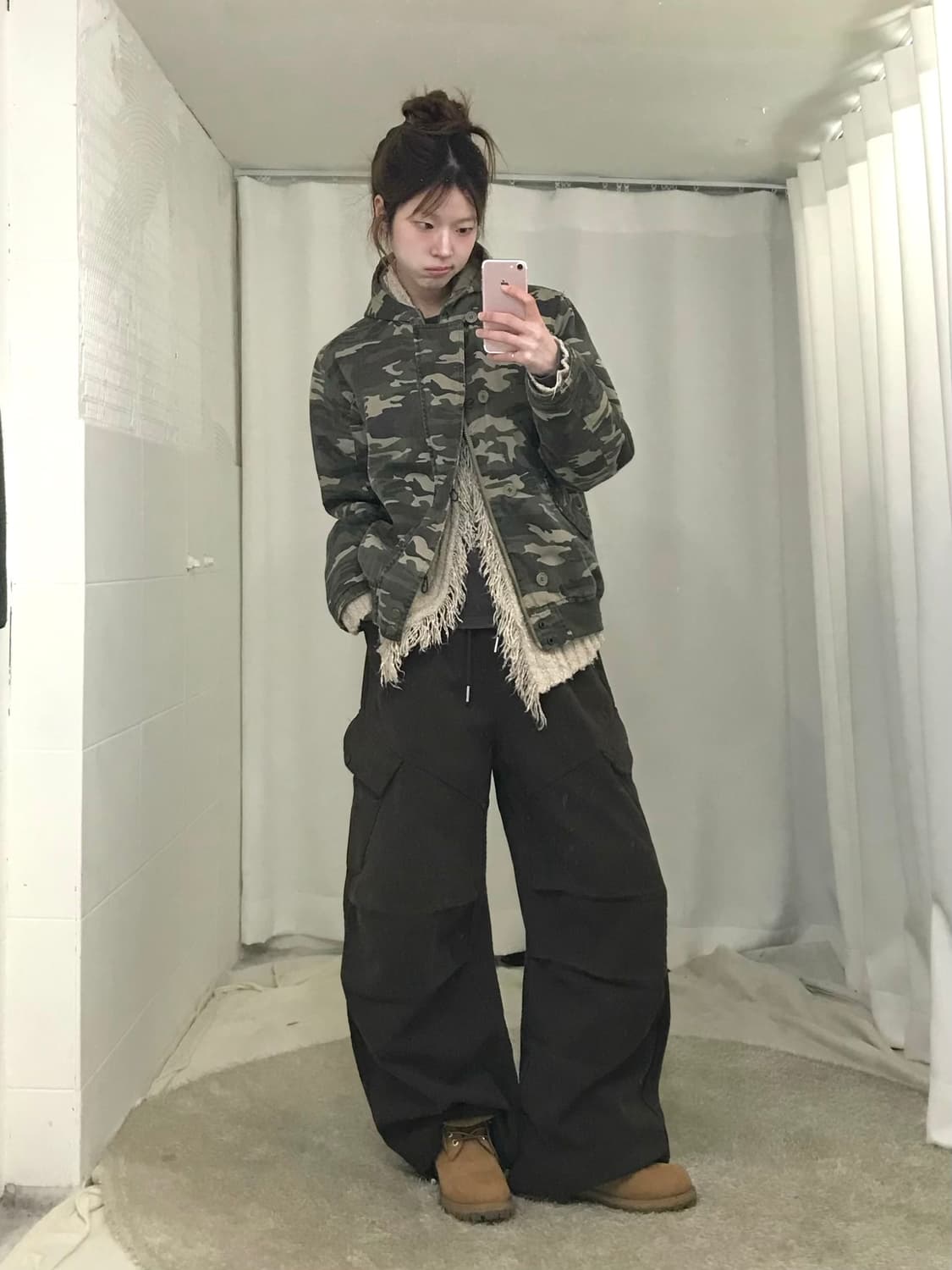 빈티지 카모 스컬 스트릿 그런지 힙 코디 세트 상품이미지2