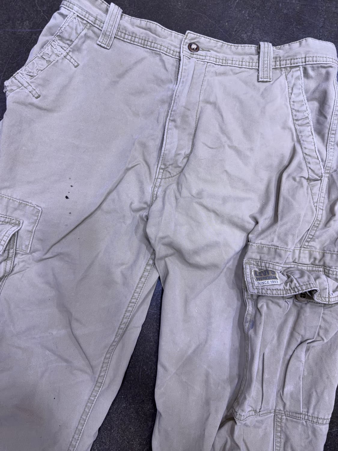 리바이스 00's 루즈 스트레이트핏 카고팬츠 베이지 33 상품이미지3