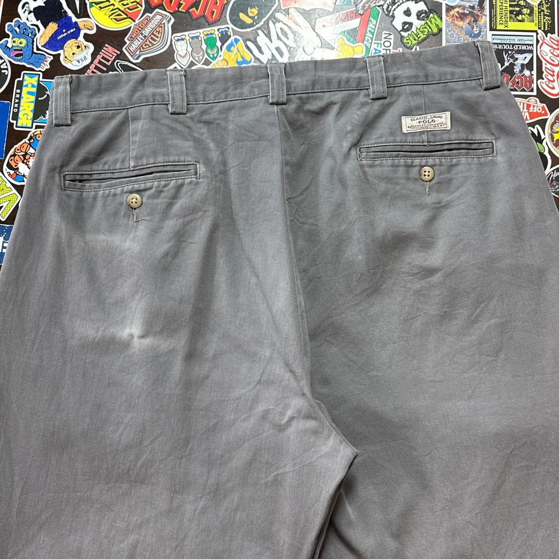 90s 폴로 랄프로렌 페이디드 필립 치노 팬츠 35 상품이미지4