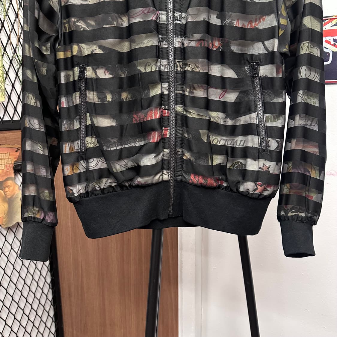 Hysteric Glamour, Striped Blouson Jacket 상품이미지4