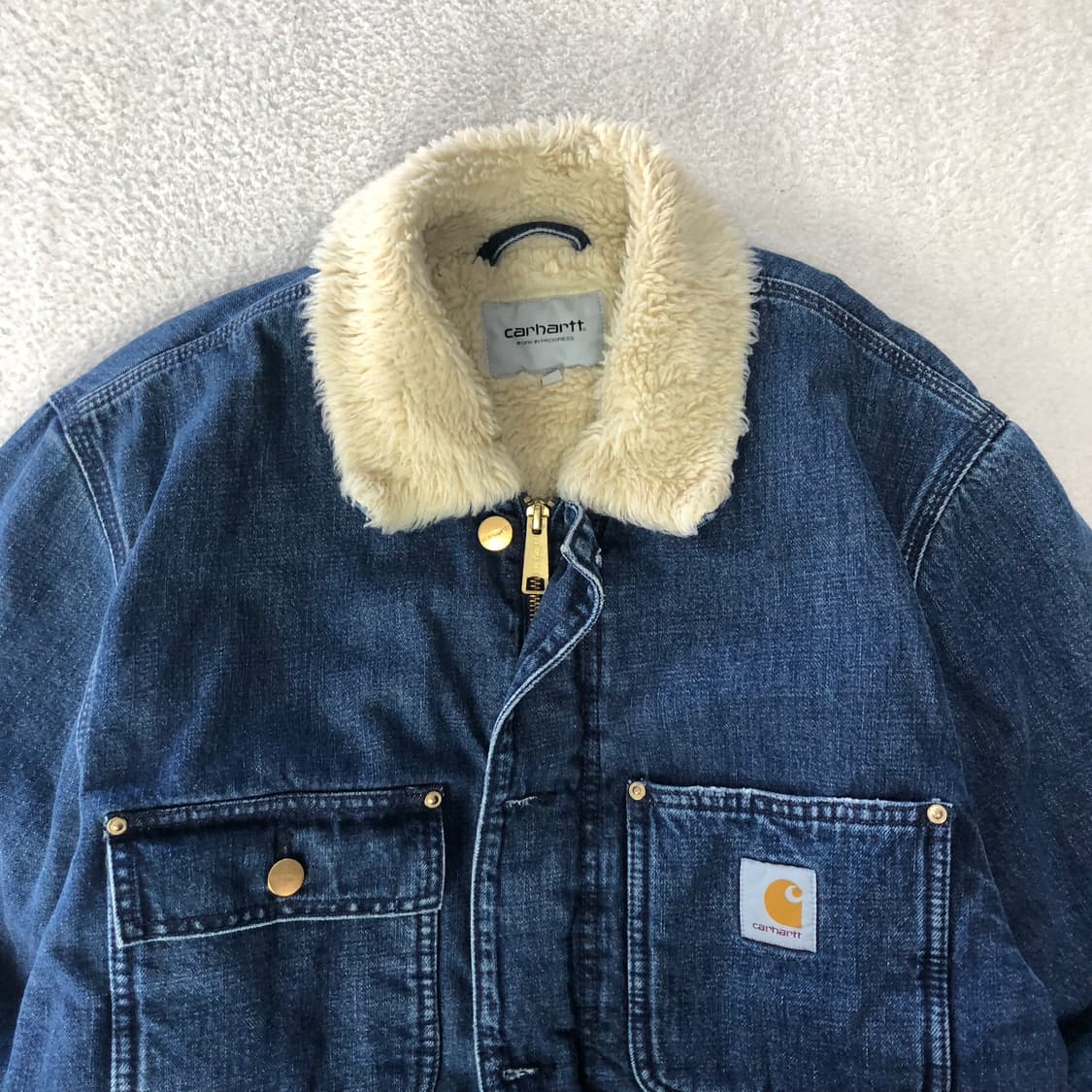 칼하트 데님 쉐르파 자켓 상품이미지4