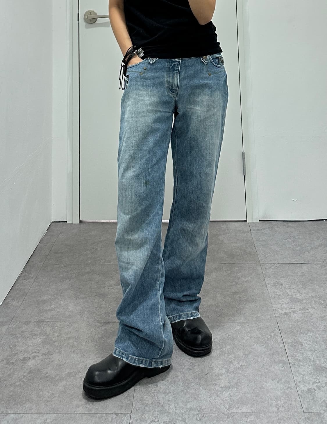 La Redoute tribal embroidered denim pant 상품이미지2