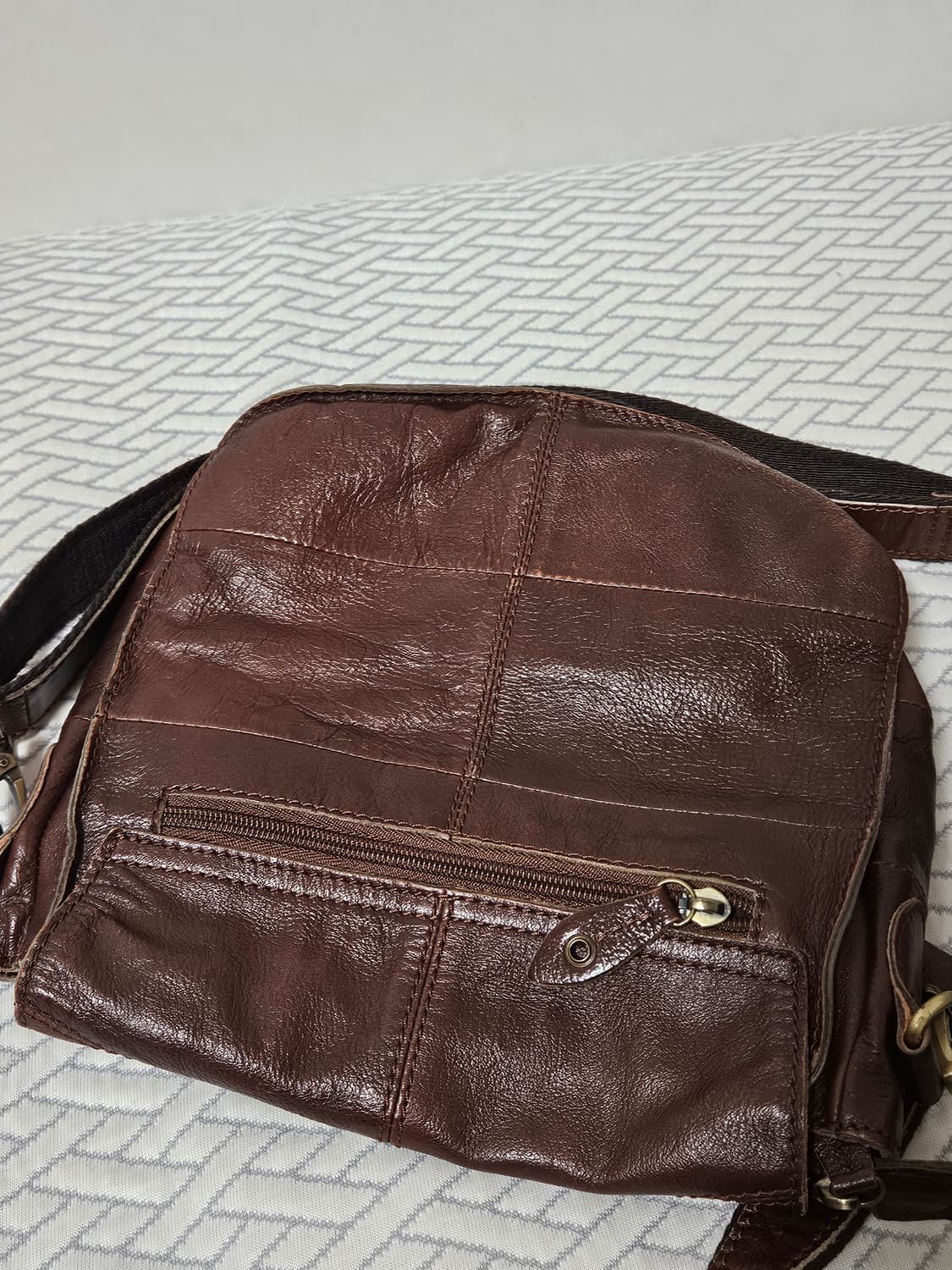 빈티지 가죽 크로스백 상품이미지6