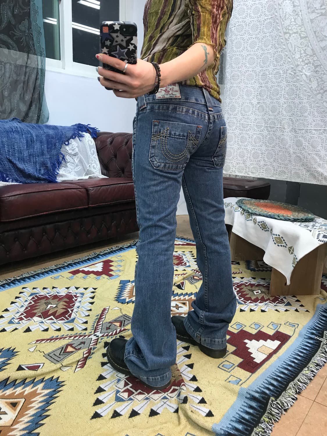 트루릴리젼 sammy 로우라이즈 부츠컷 데님팬츠  상품이미지1