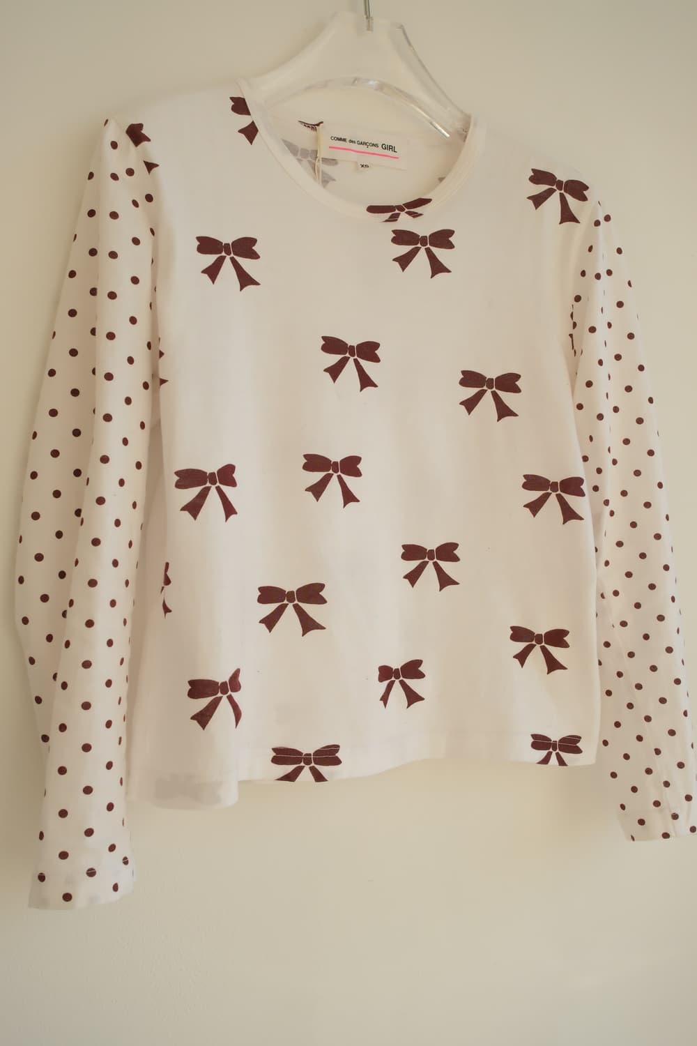 Ribbon & dot long sleeve 상품이미지3