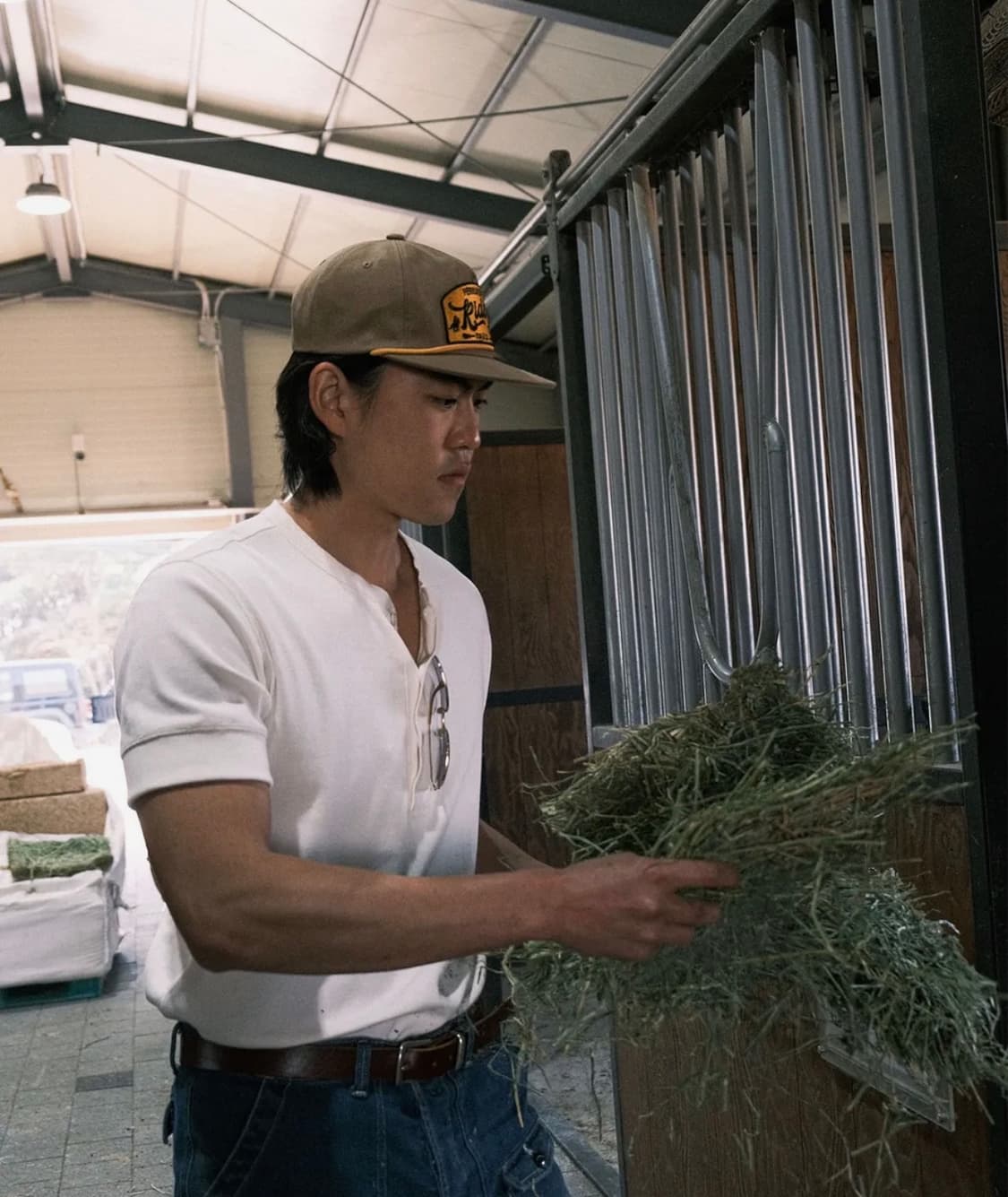 VDR BIKERS HENLY NECK T-SHIRT [Vanilla] 상품이미지3